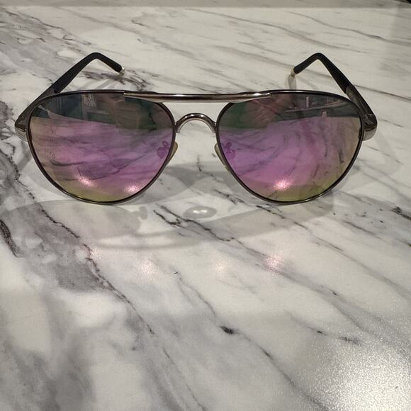 Rock Night 8503 Sunglasses Frame Mens Polished Silver Full Rim Aviator 58-11-135 - Picture 1 of 6